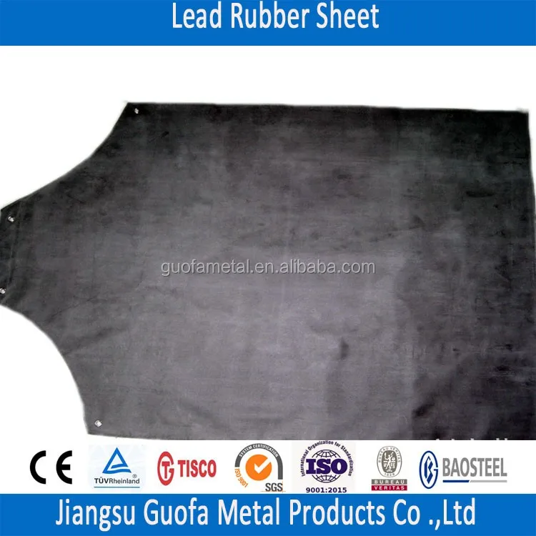 
0.5mm thick Lead rubber Sheet roll For X-Ray Room 