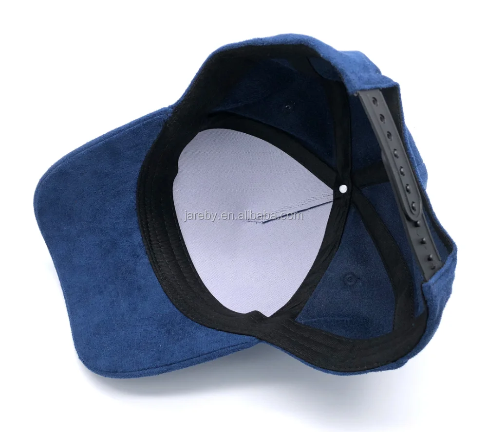 high quality custom suede blank 5 panel baseball cap