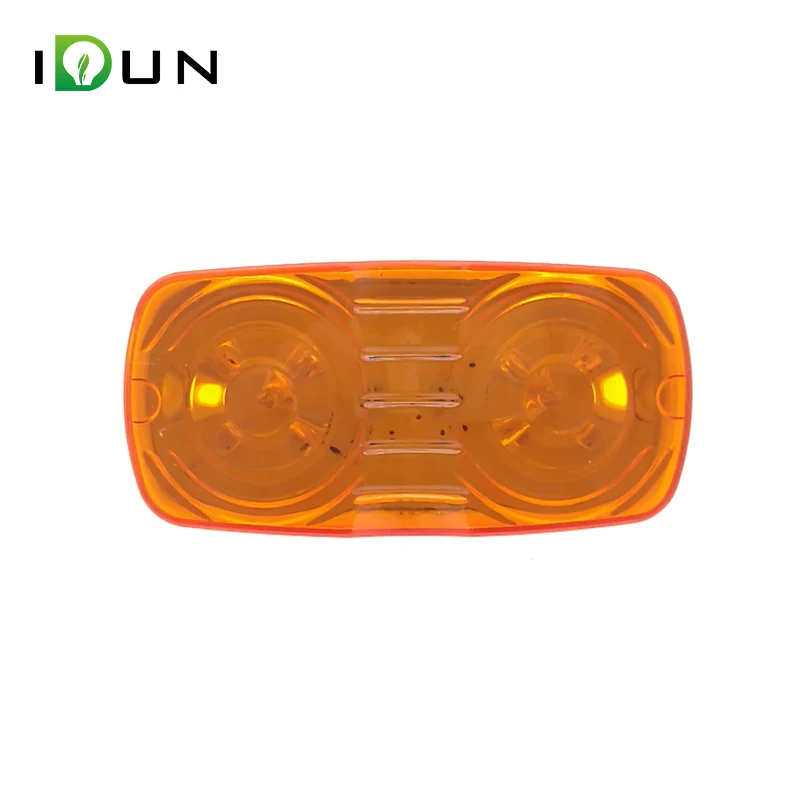 LED Truck Trailer Side Marker Clearance Lighting Indicator Amber Lights
