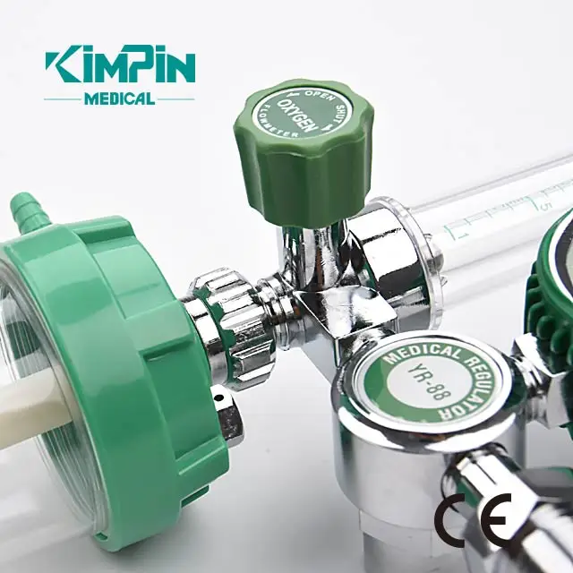 YR-88 больница Тип Медицинский Ингалятор кислорода с увлажнителем и расходомер