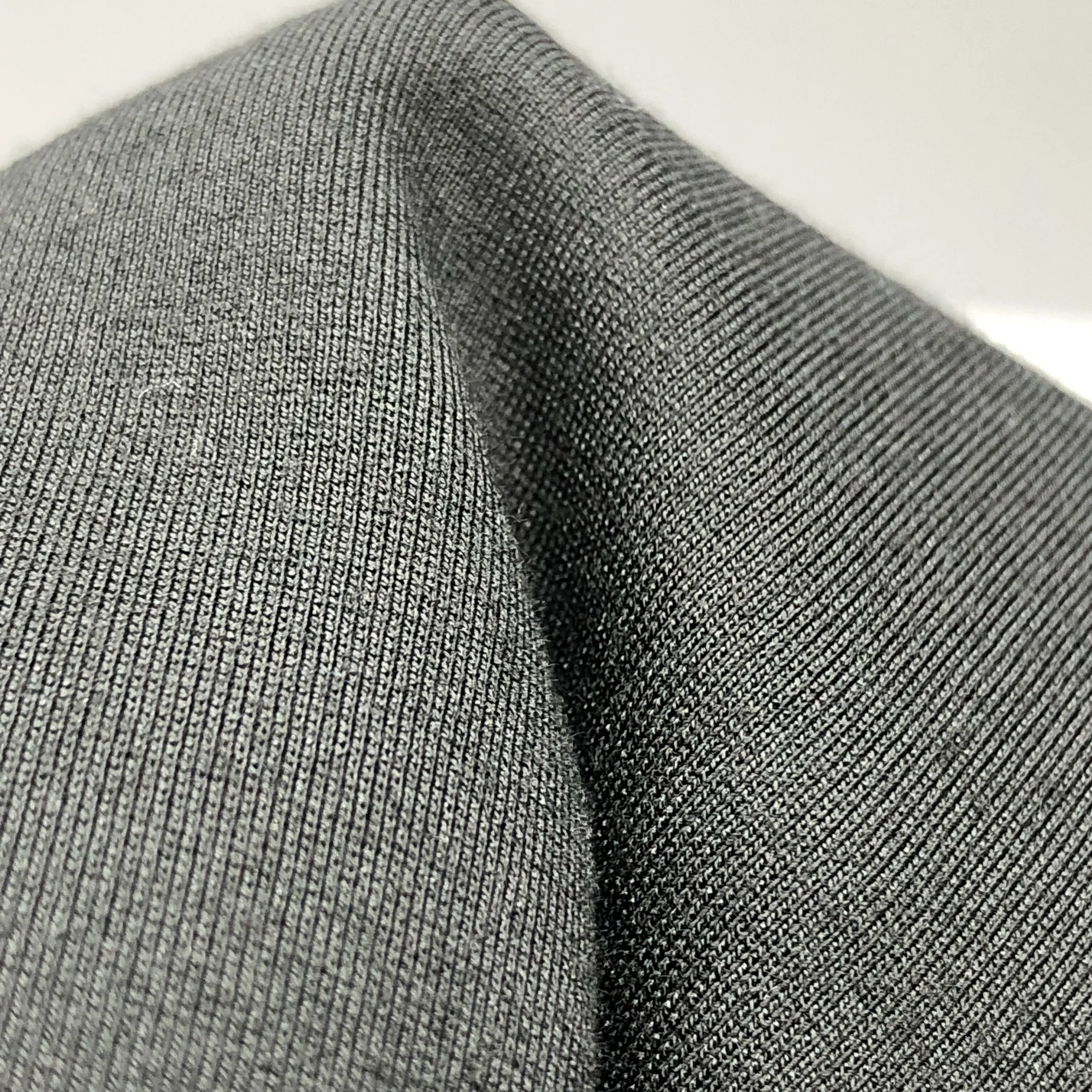 Best prices 66%Rayon 30%Nylon 6%Spandex 360 gsm soft hand feeling  knitted ponte de roma knits for pants Leisure Wear fabrics