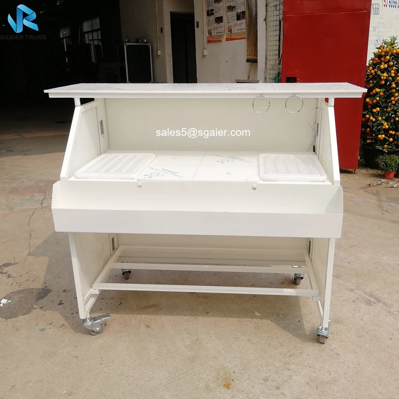 Популярная светодиодная переносная Складная панель с колесами