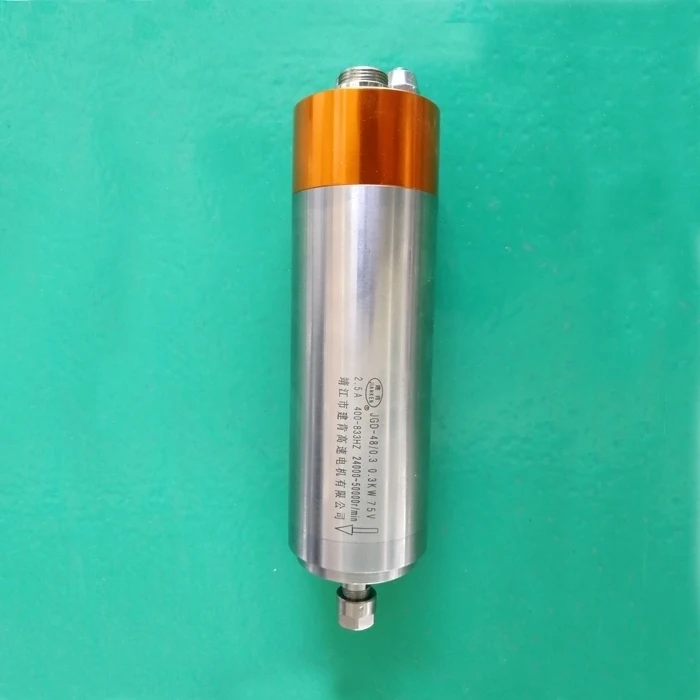 JGD-48 0.3kw ER8 water cooling cnc router high frequency hf motor spindle with best price