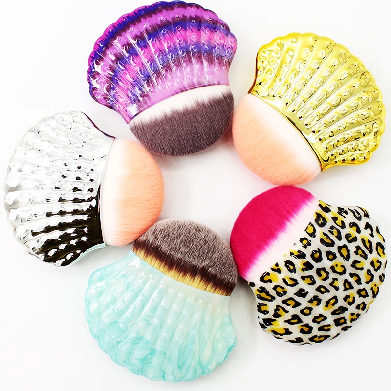 
Shell Shape Colorful Manufacturer Cosmetic Custom Makeup Brush 