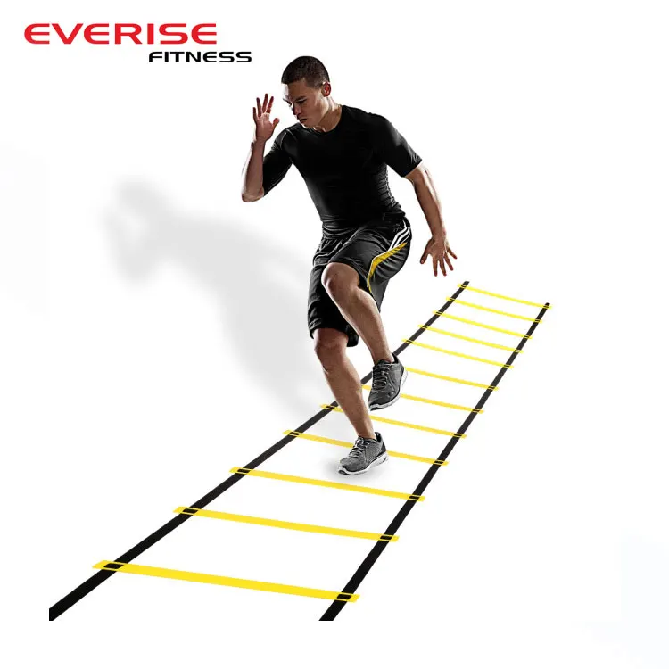 Football Soccer Ball Training Adjustable Speed Sports Agility Ladder