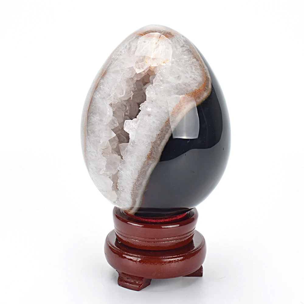 Wholesale Natural Stone Carving Crystal  Healing Agate Geode  Dragon Egg