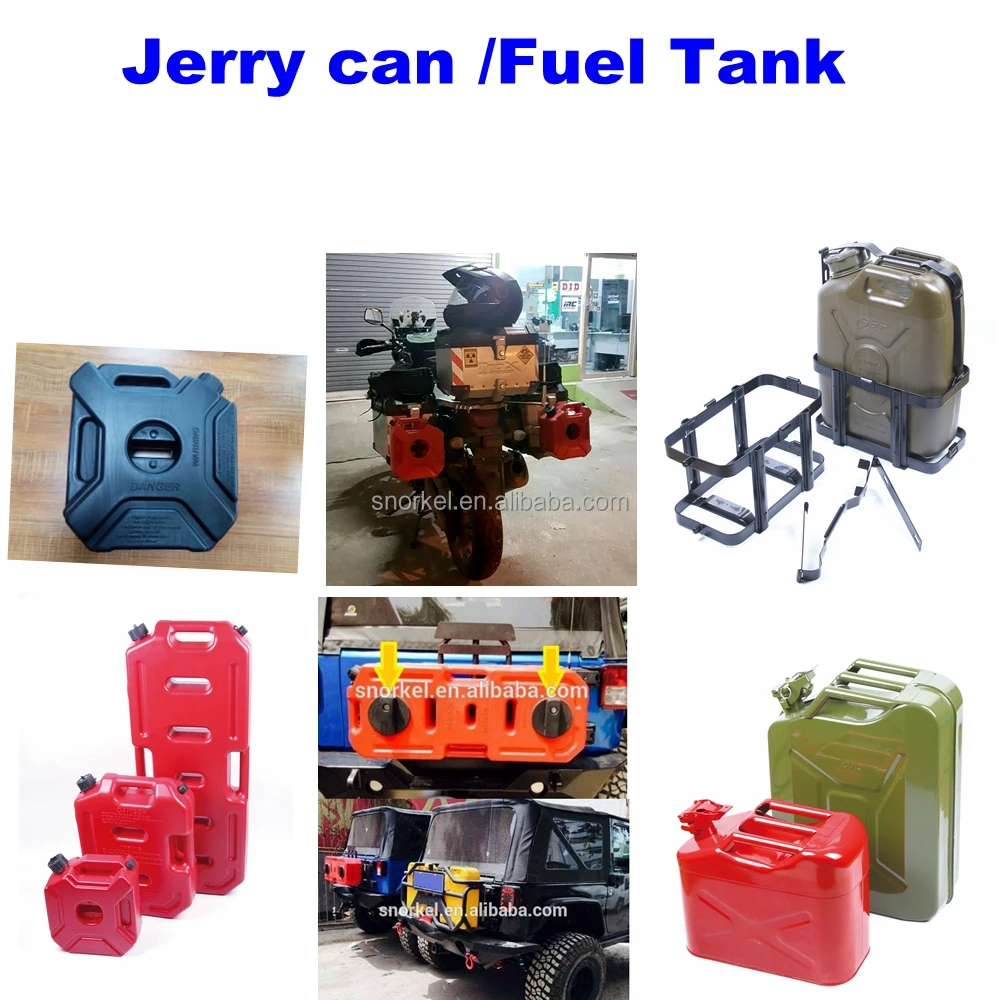 20 liter green metal Jerry Can with bracket petrol and diesel tank