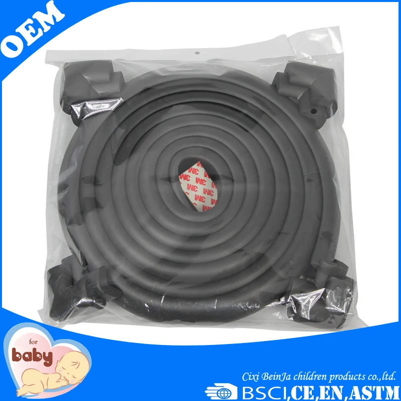 Children table edge rubber protector baby safety table desk edge bumper guard