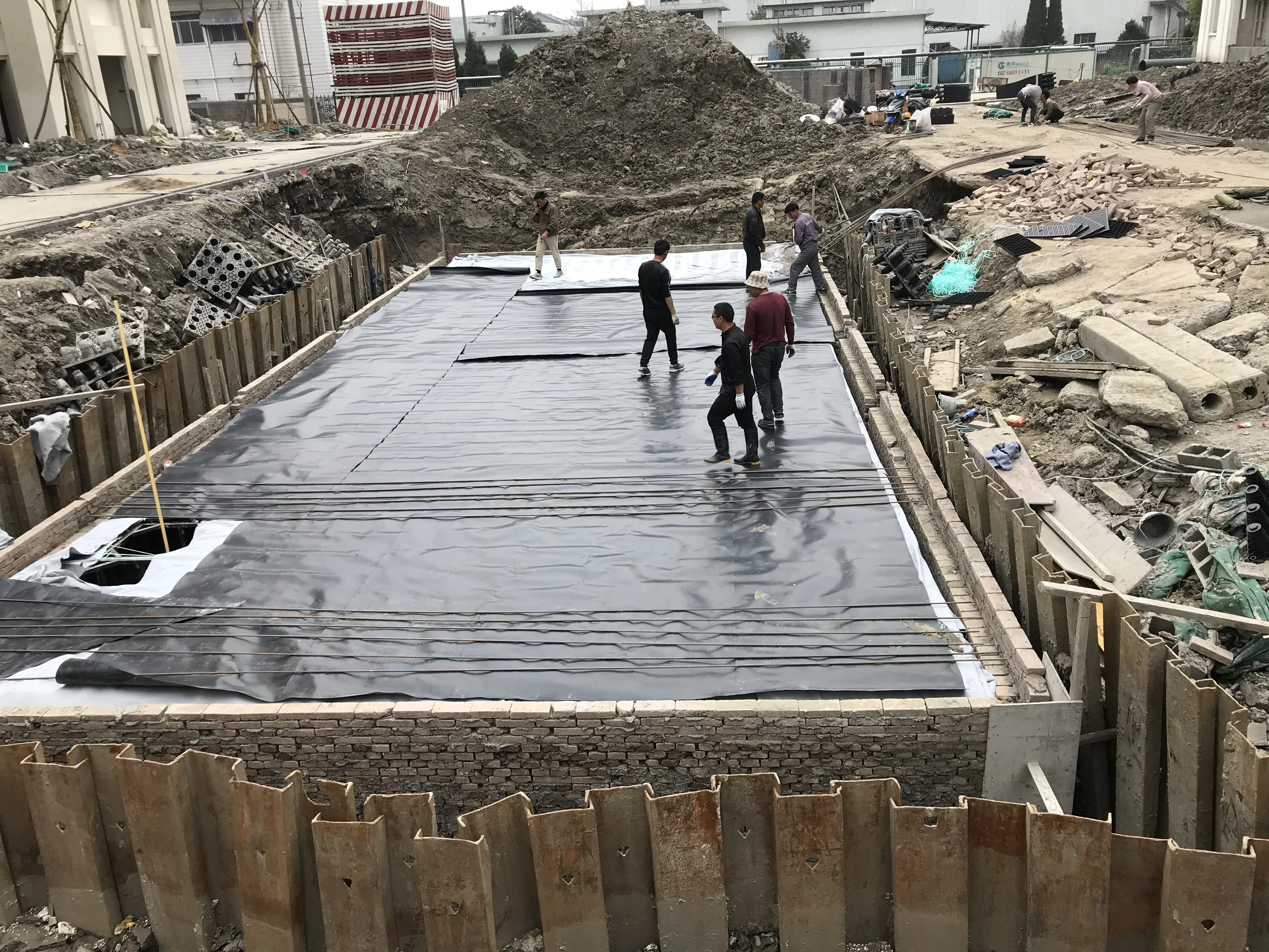 factory supply plastic underground rainwater tanks