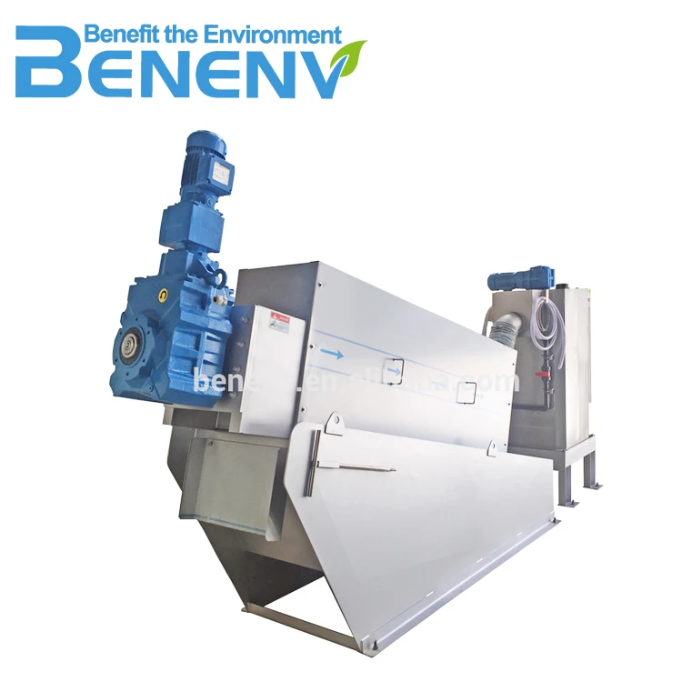 
Easy maintenance sludge dewatering equipment screw filter press 