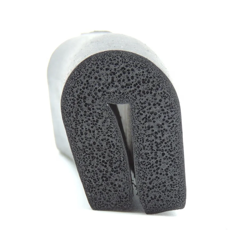 u shaped soft rubber foam sponge profile seal