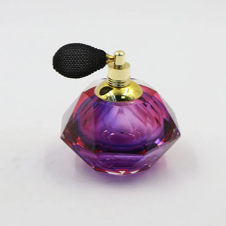
colorful artworks murano glass perfume bottle for business gift 