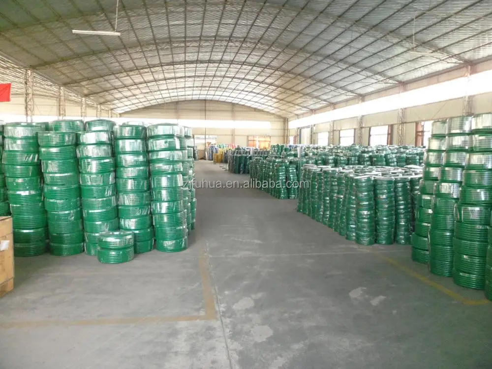 Fuhua Plastic Flex pipe / PVC fiber reinforced 18mm Garden Hose