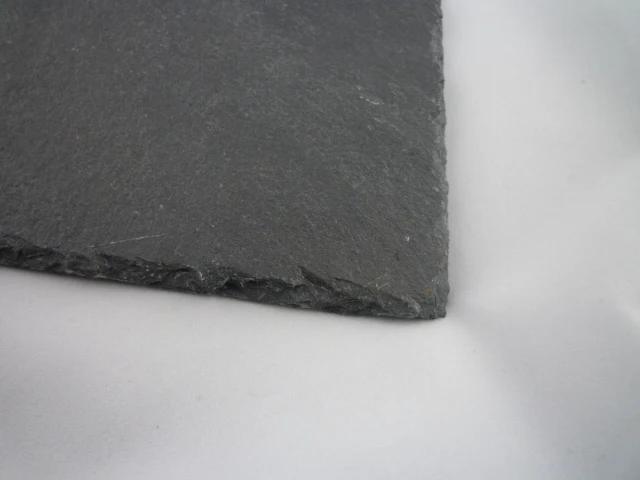 Apartment 40*25 m Square Roofing Tiles Black Slate Roof Tiles On Shingle