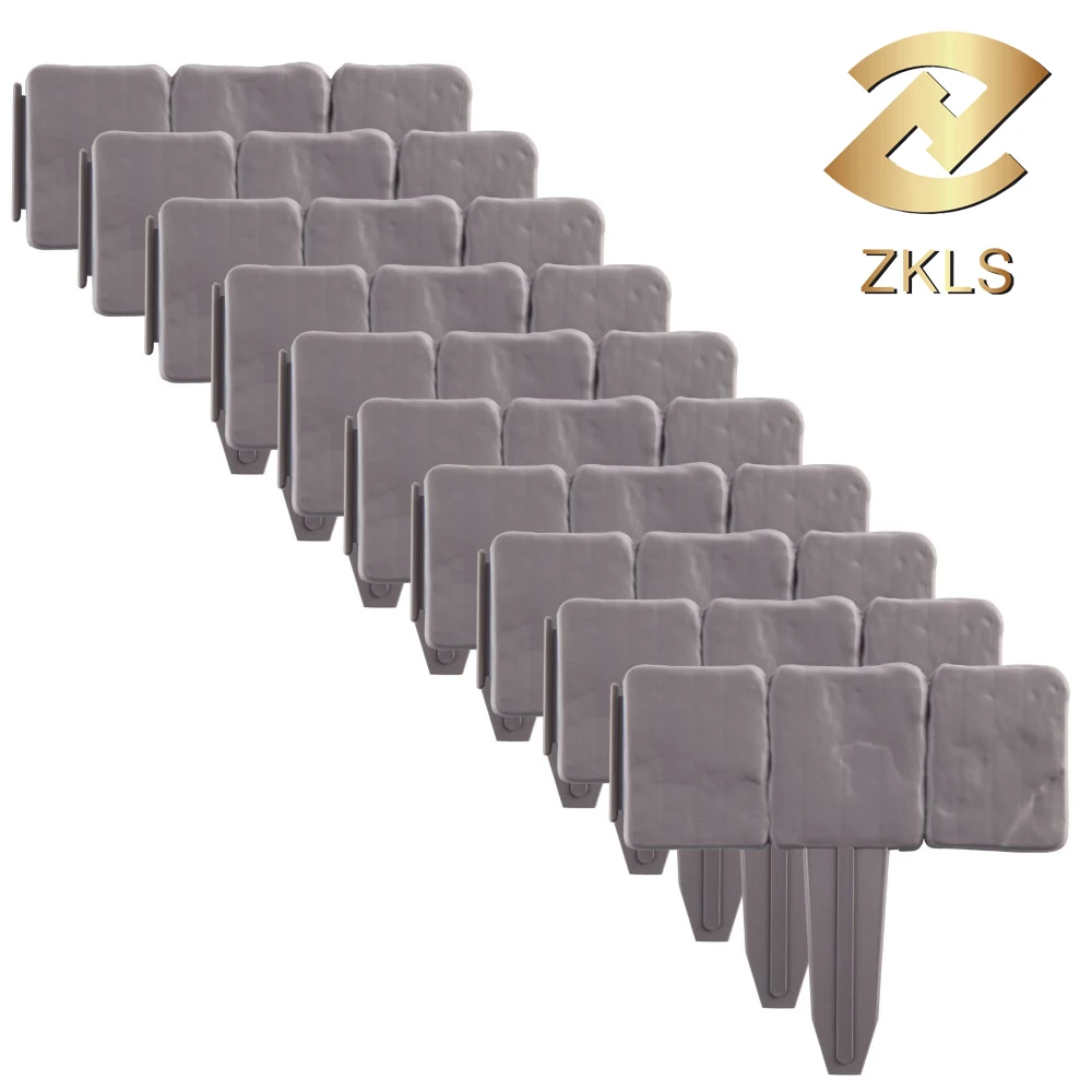 
Brick Design Cheap Plastic Garden Fence For Flower Fencing 