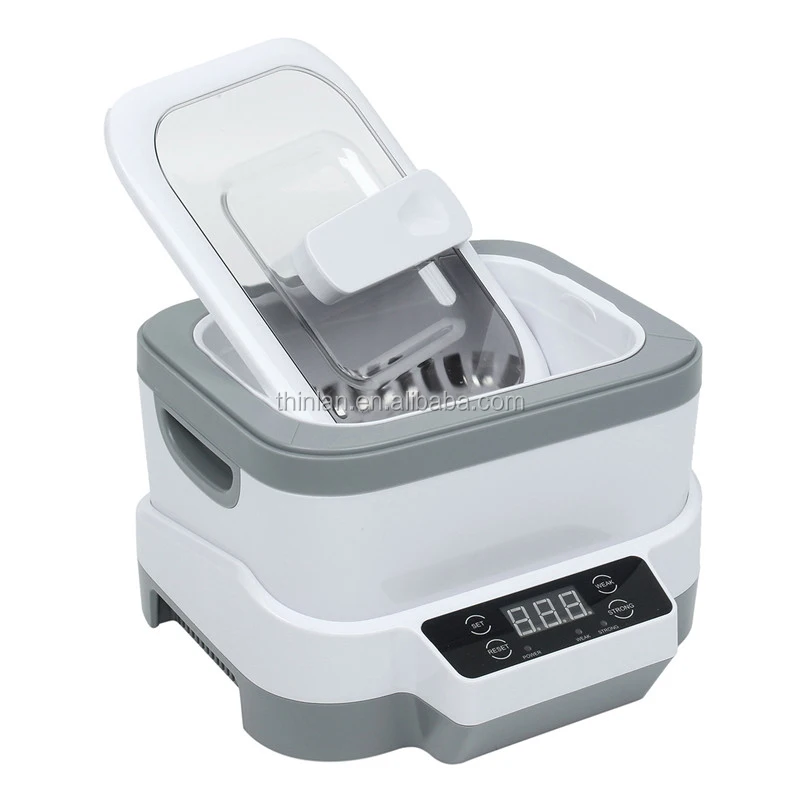 Home Use Ultrasonic Cleaner Denture CD Holder Watch Jewelry Washing Machine Ultrasonic Fruit Vegetable Cleaner JP-1200 42kHz