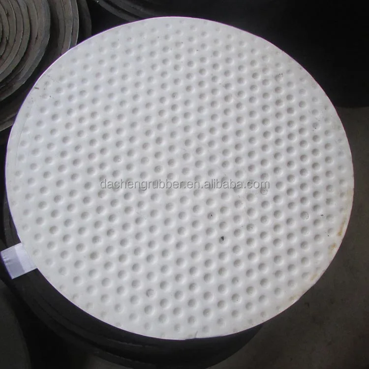 
China slide bearing pads with PTFE surface for bridge and railway 