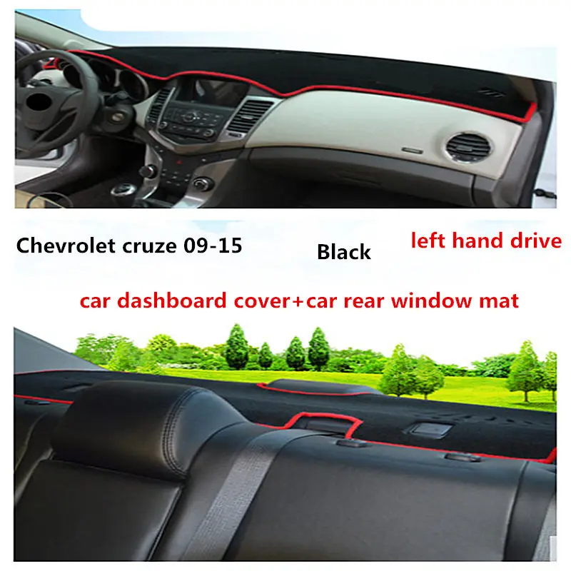 Taijs Factory Car Logo Customization Car Rear Window Cover Car Dashboard Mat Sun Protection for Chevrolet Cruze