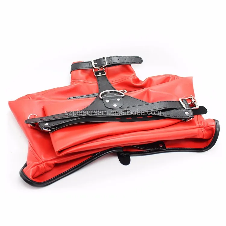 Women Bondage Harness Sexy Red Black Faux Leather Erotic Gothic Fetish Lingerie Slave Teddy