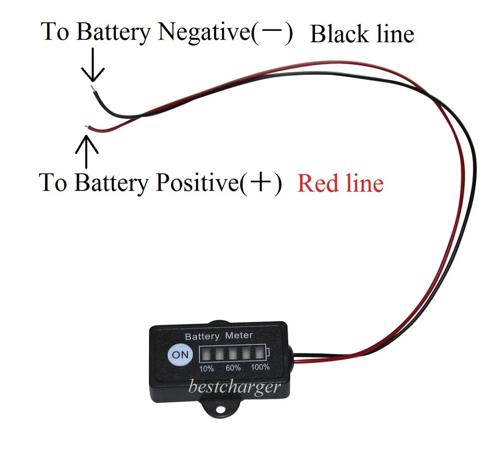 How To Build Led 12 Volt Lead Acid Battery Meter