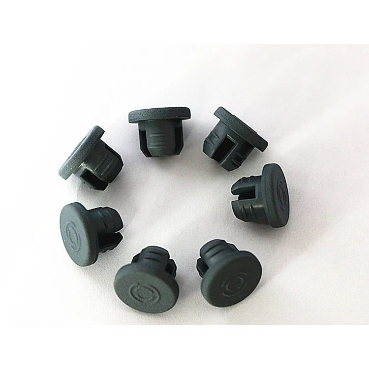 Food grade 20mm butyl rubber stopper for injection vial wholesale glass bottle rubbers custom silicon stopper rubber