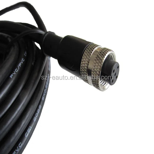5pins m12 connector gigabit ethernet cable