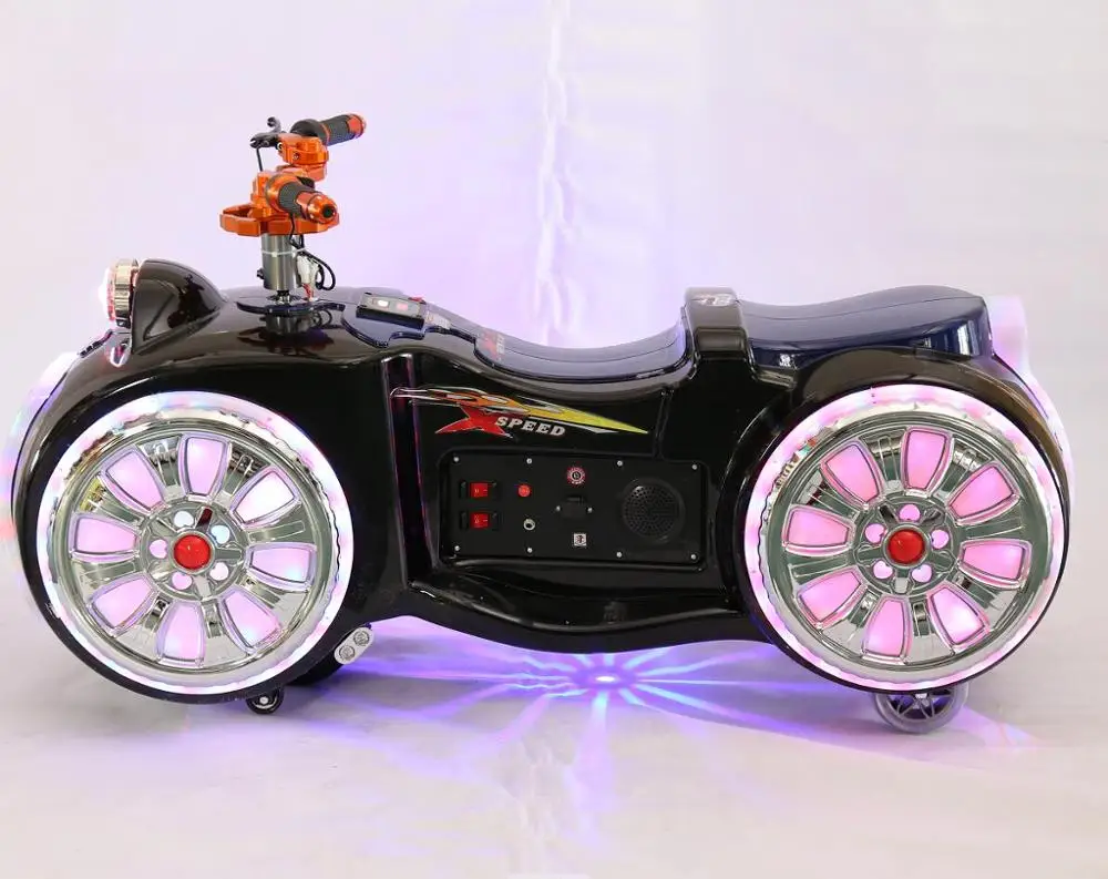 
China Factory Cheap Black Coin Operated Kiddie Rides Used Amusement Rides for Sale 