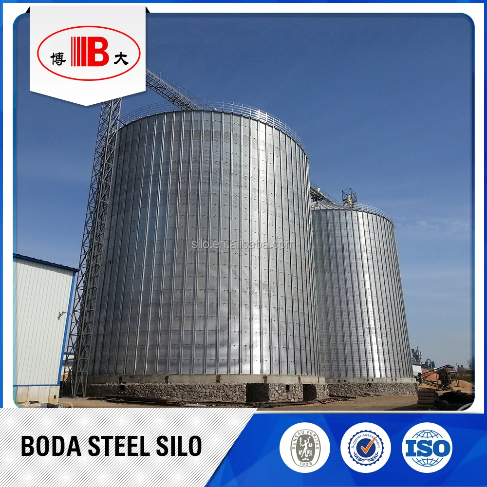 1000m3 grain storage steel silo