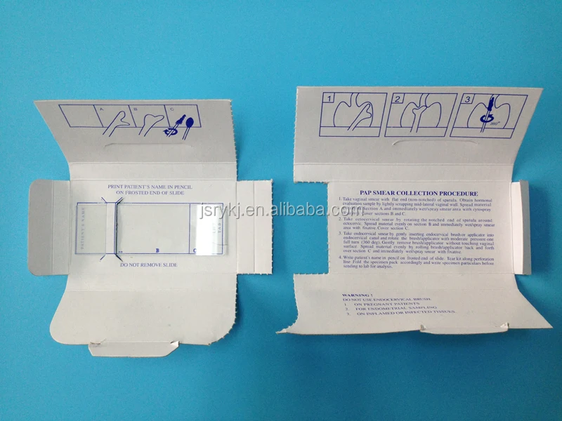 disposable sterile pap smear test kits gynecological cervical test