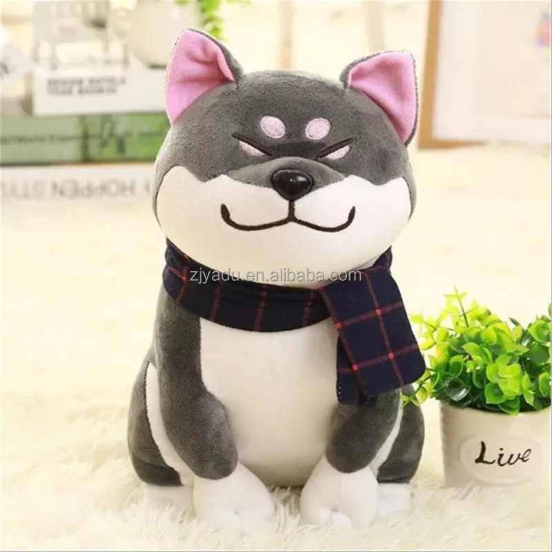 Japan Shiba Inu standing animal dog plush puppy realistic kawaii Akita Inu dog toy doll