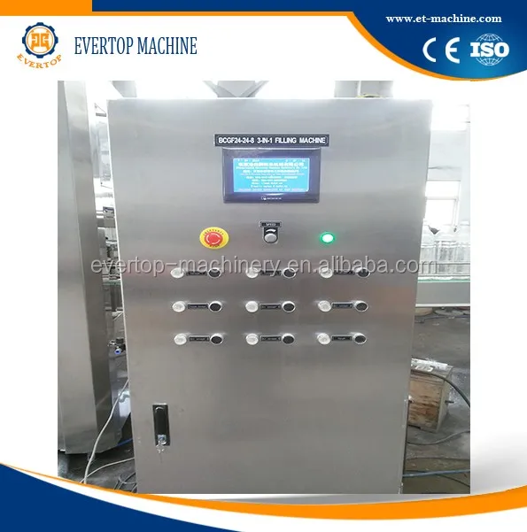 2 In 1 Automatic Glass Bottle Filling Equipment for Beer/Soda Water/Coca cola