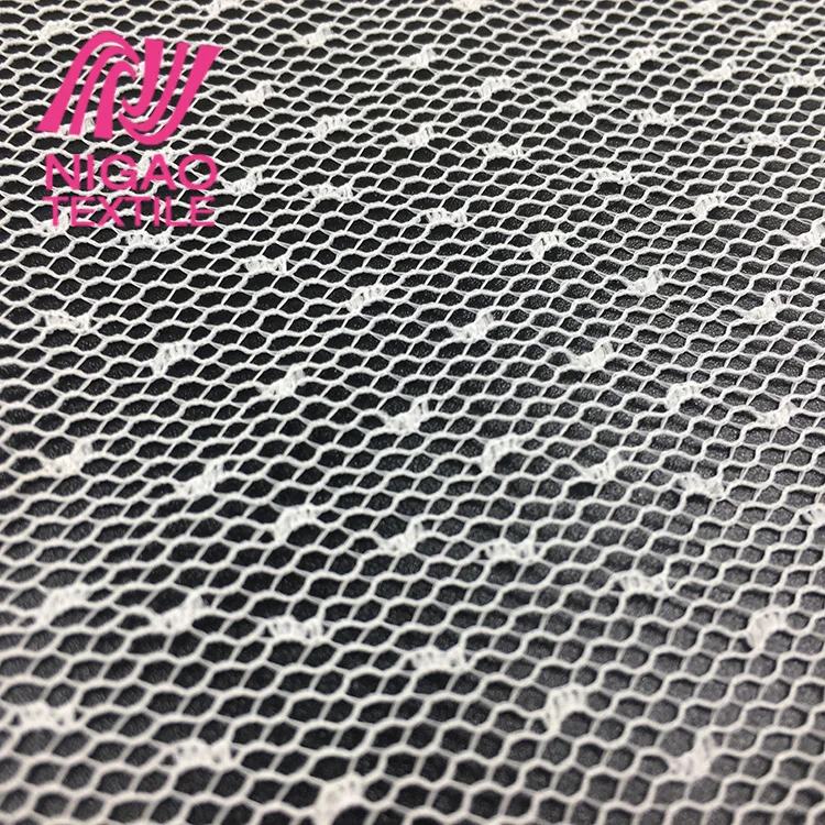 
Wholesale polka dot fabric cheap tulle fabric for wedding dress fabrics 