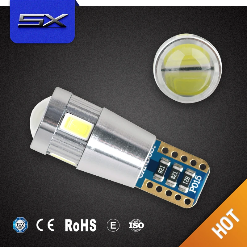 автомобиль водить t10, 9-30 В автомобильные светодиодные t10, CANBUS, постоянный ток, неполярность сид автомобиля