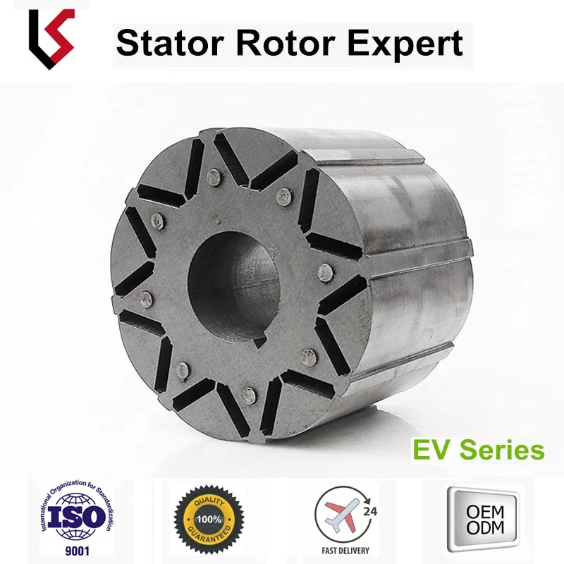 
Hybrid or electric driven car bldc motor stator and rotor OD 175 ID 110 slots 36 axle 38 silion steel lamination core 