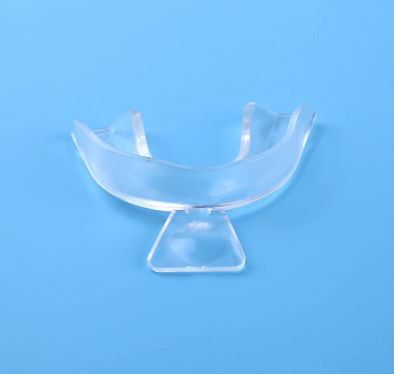 
teeth whitening thermo froming mouth tray with handle, hot water molded style--big size 