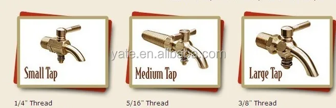 
Brass barrel tap for wine barrel 