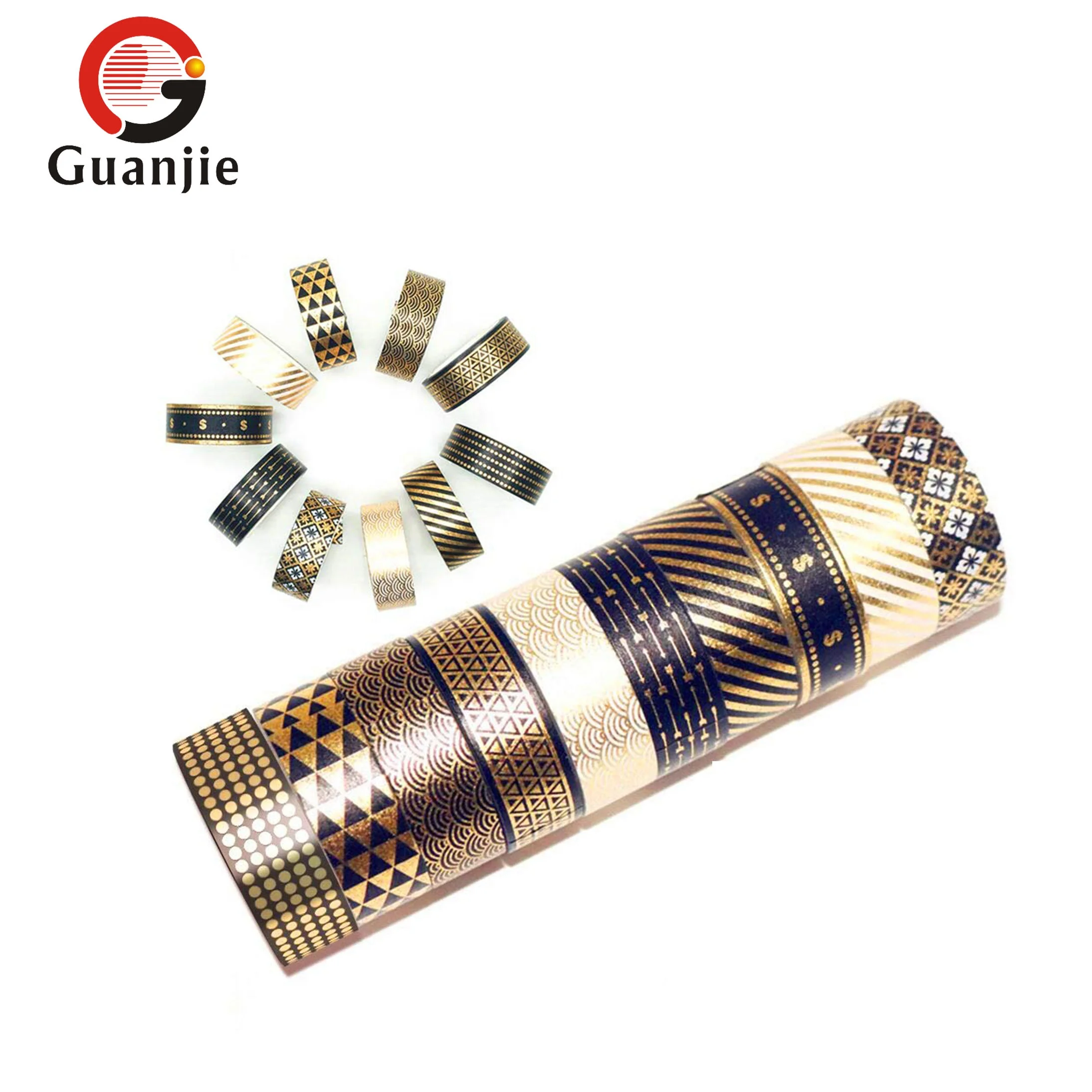Japanese Stationery Gold Foil tape and Silver Foil Tape Manufacturers Wholesale Washi Tape