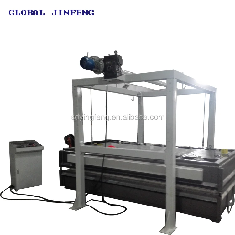 JFK-1325 700mm bending depth Hot temperature glass melting fusing furnace