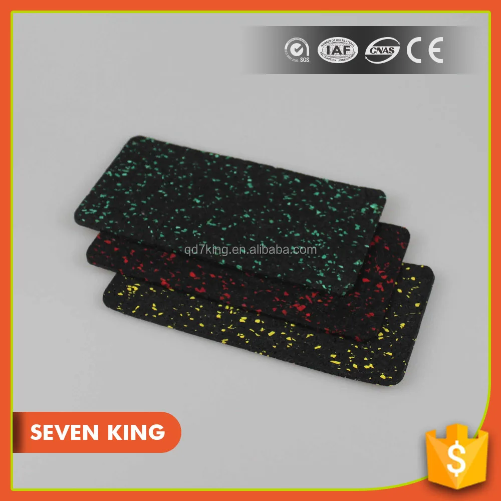Qingdao 7 king quiet and protect the body treadmill rubber gymnastics mat is very convenient