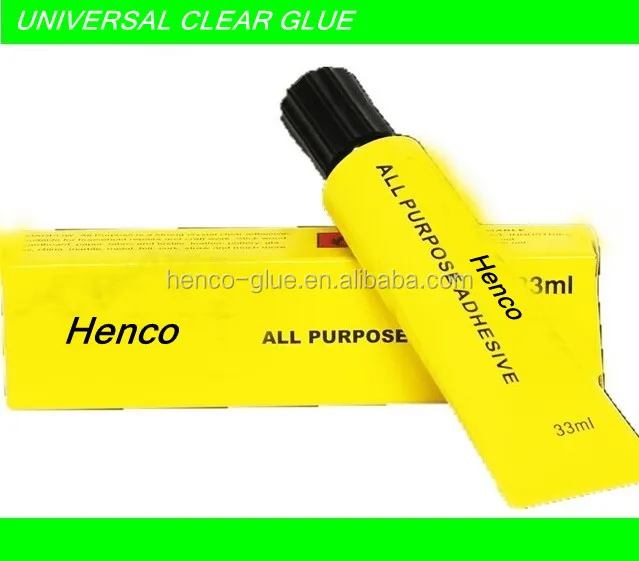 Universal all purpose clear fabric glue
