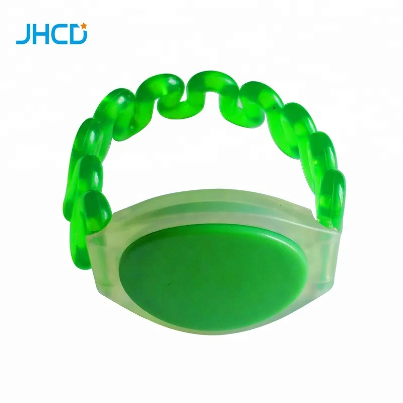 Customized Tk4100 T5577 Wide Applied Silicone 13.56MHz RFID Wristbands