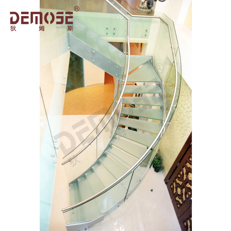 mezzanine stairs & glass stair panels