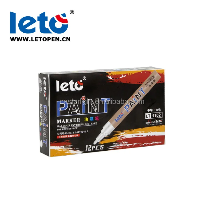 Paint marker pen waterproof marke on any surface