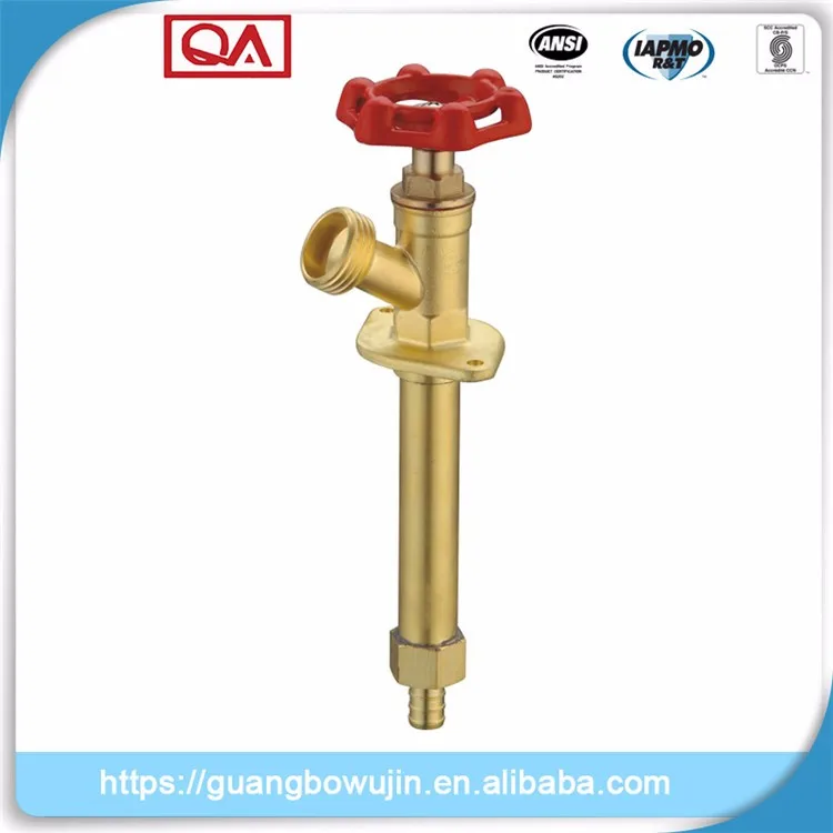 Taizhou 3/4 Male Pipe Thread x 3/4 Female Solder Brass Wall Faucet