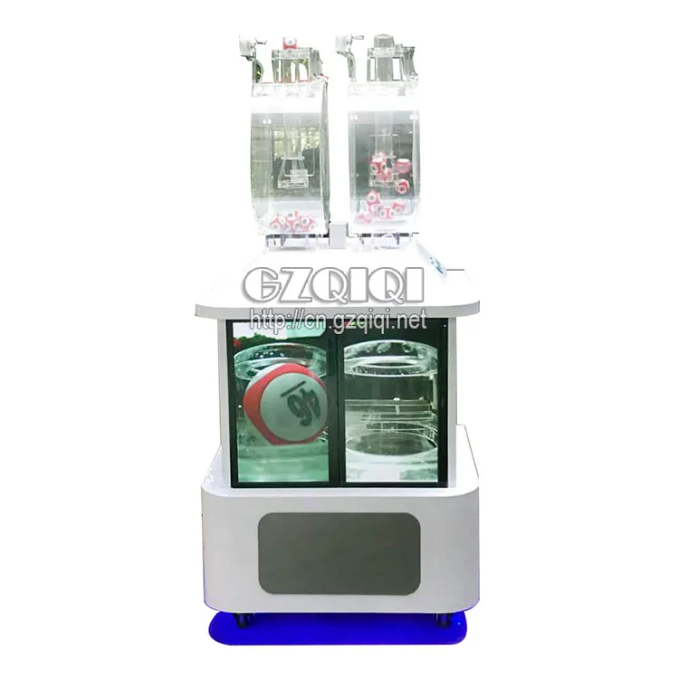 Pick 2 Bingo Lottery Machine working by Air Mixing