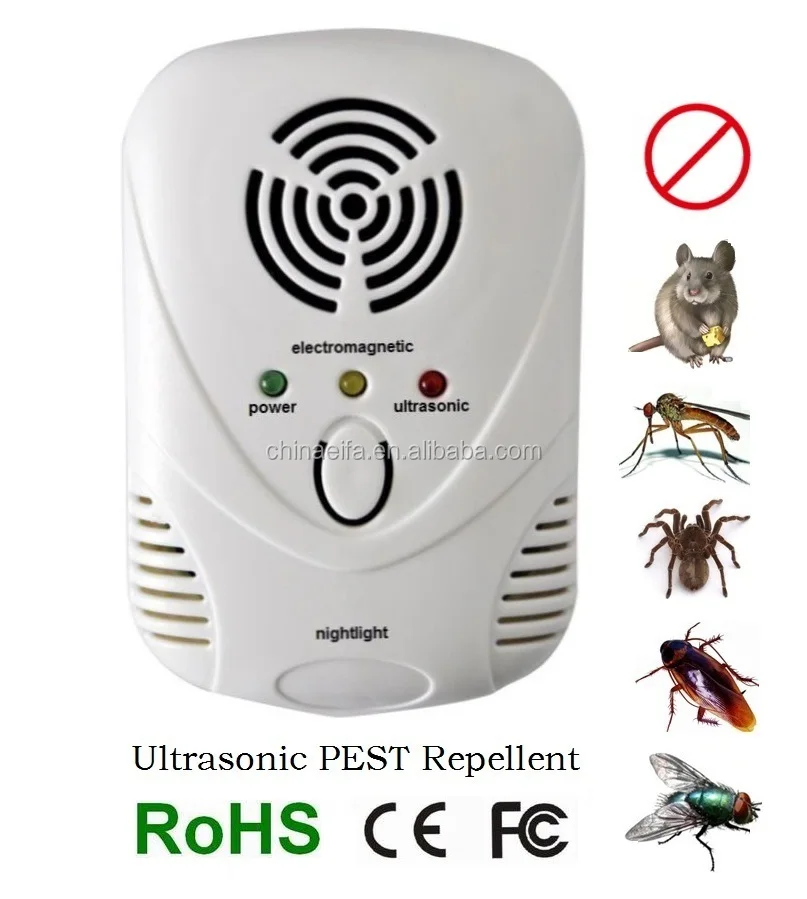 2016 горячей продажи ультразвуковой электронный отпугиватель вредителей, репелленты для mosuse,