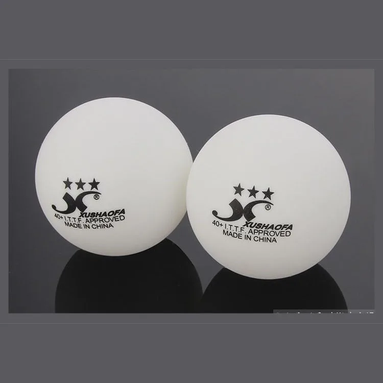 original xushaofa PP seamless plastic 40+ match Ping pong ball 3 star table tennis balls