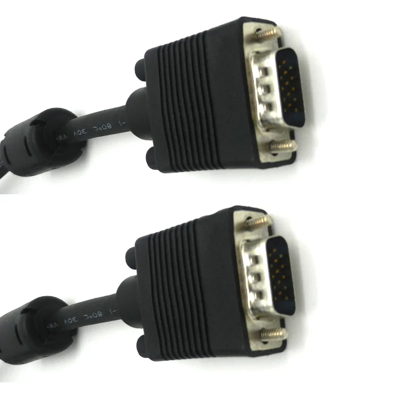 Premium 1080P 3+6 1M 1.5M 2M audio video Male-Male vga cable