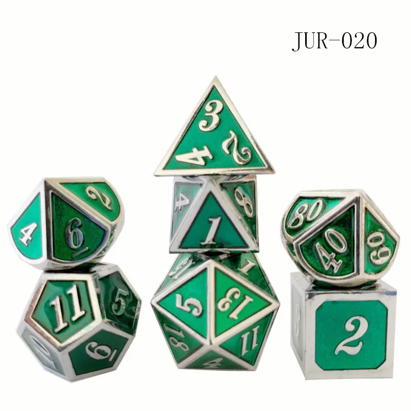 Manufacturer specializing in the production of zinc alloy multi-sided metal dice casual entertainment game dice
