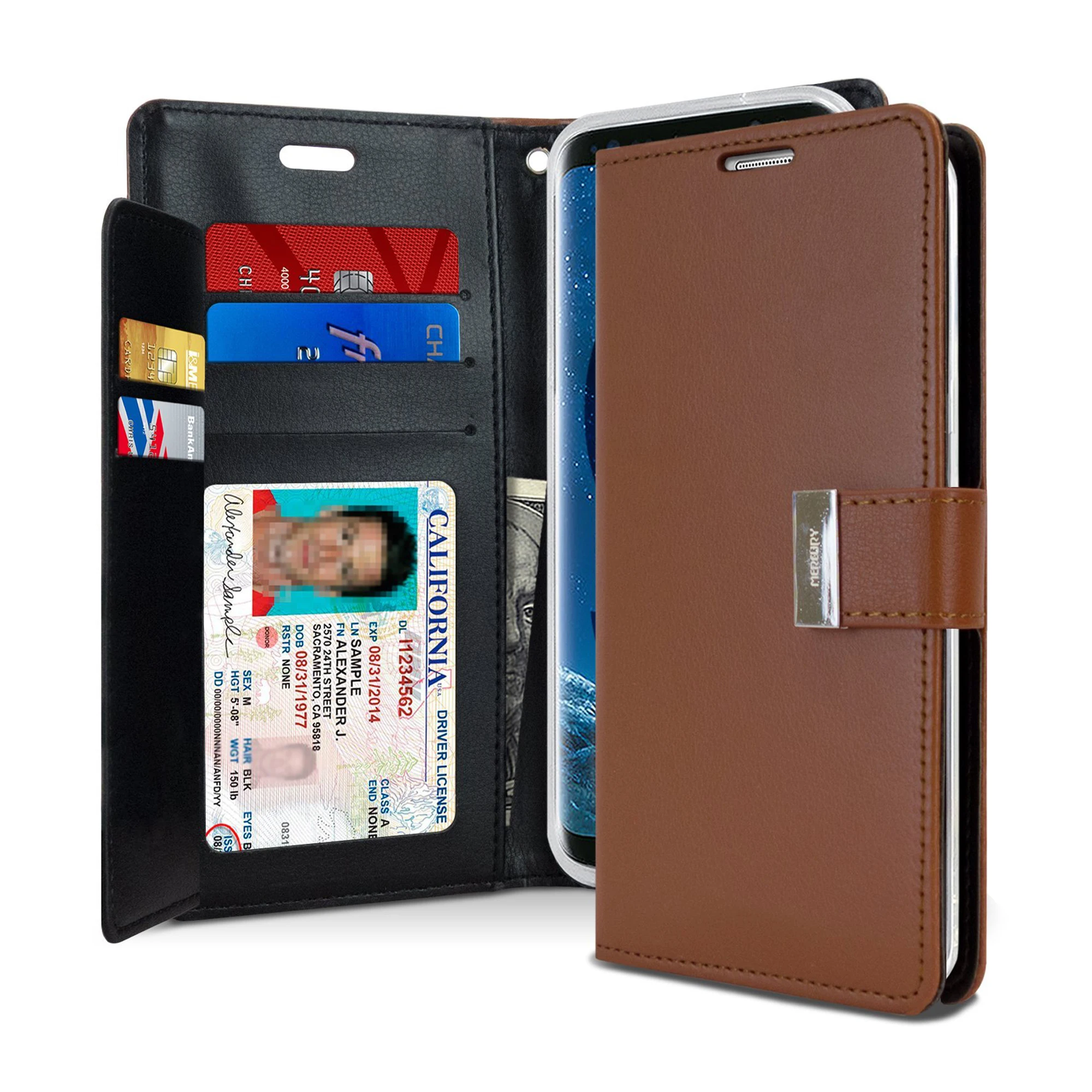  Кожаный чехол-кошелек GSCASE Rich Diary для Iphone 13 чехол Pro Max флип-чехол